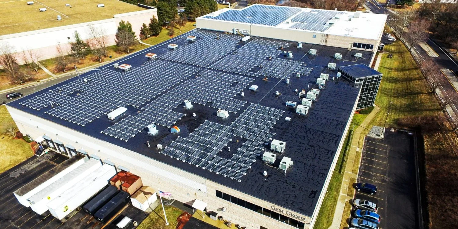 Warehouse roof in the Quad Cities