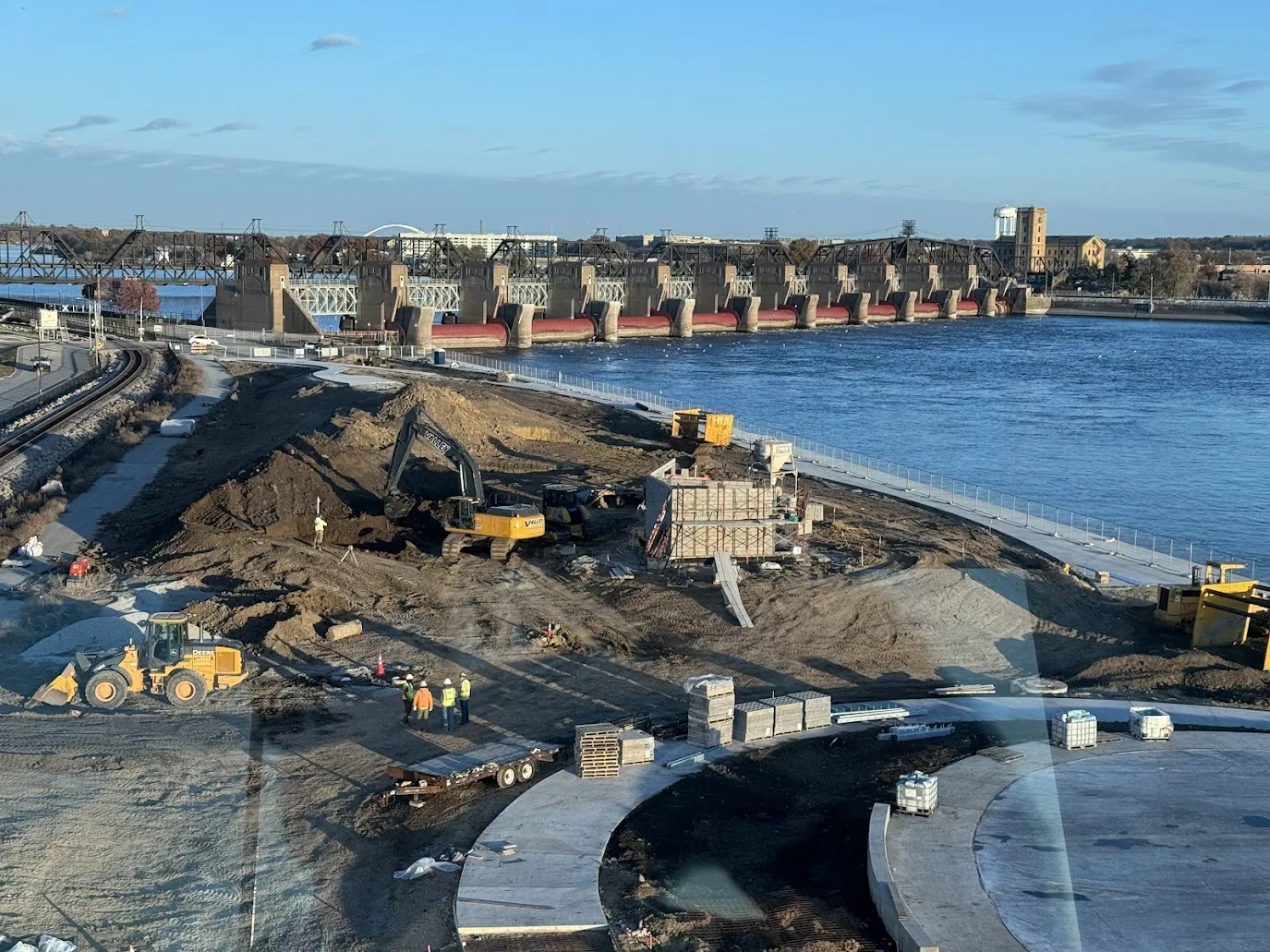 Commercial Roofing at the River Drive Waterfront, Davenport, IA